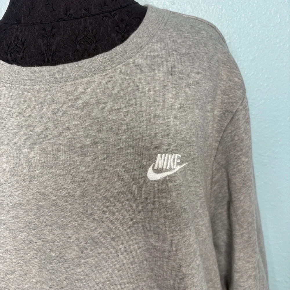 Nike Plus Size Womens Grey Sweatshirt - Picture 4 of 11